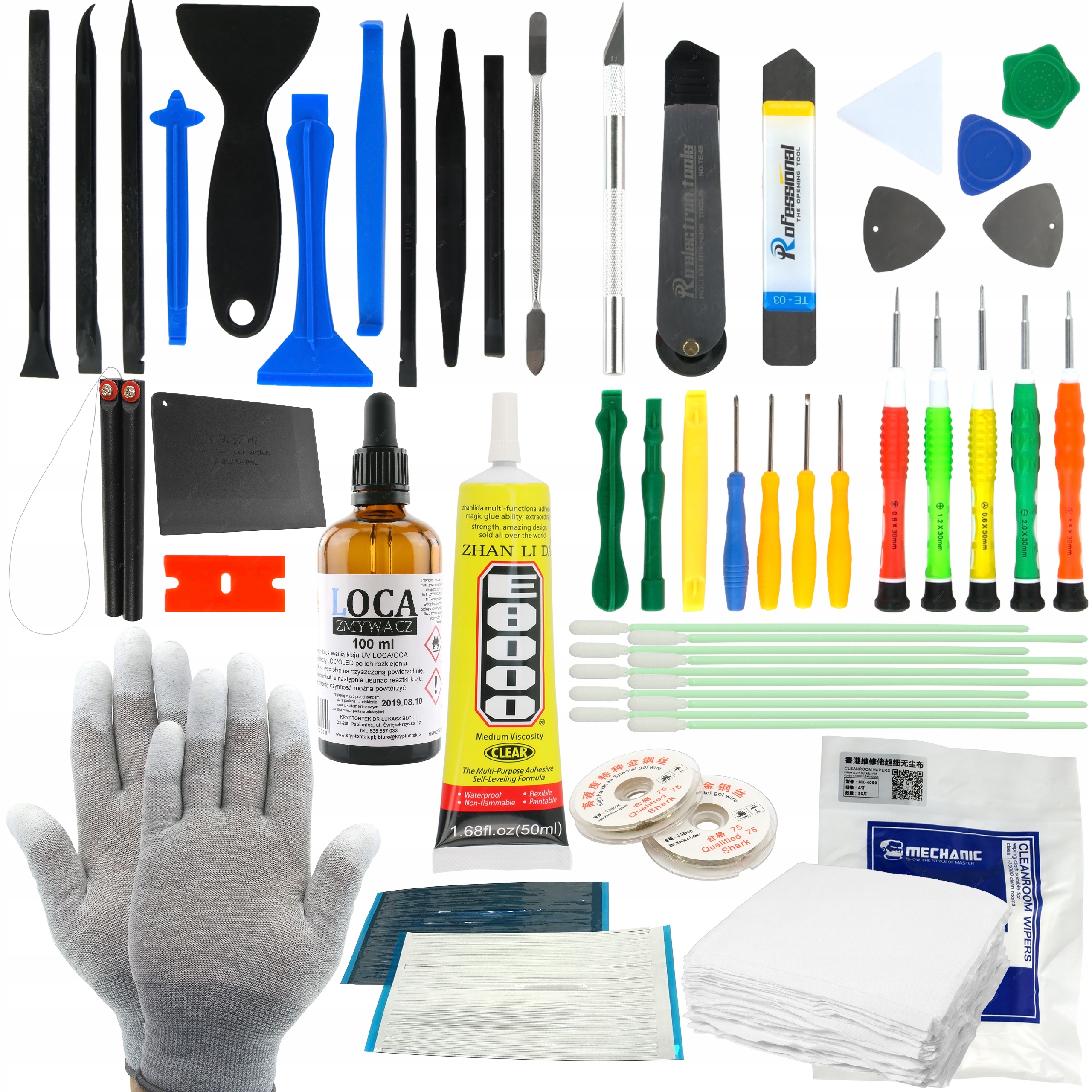 Sada Pro Opravu Tabletových Telefonů A Displejů Notebooků XXL