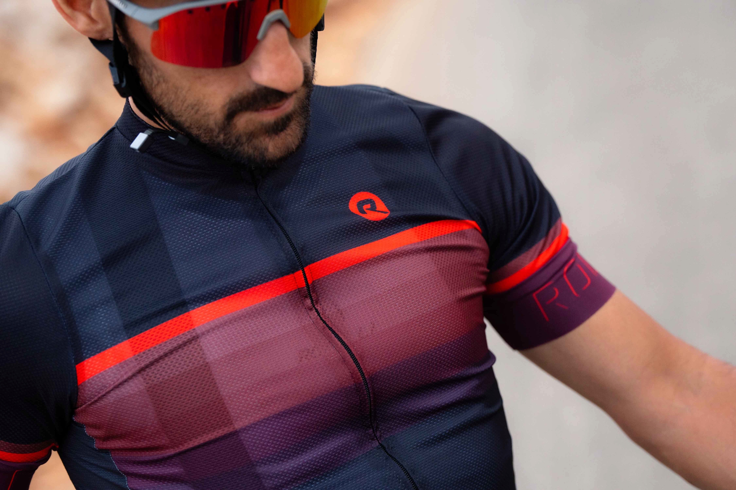 Rogelli Hero II - męska lekka koszulka rowerowa Rozmiar XL