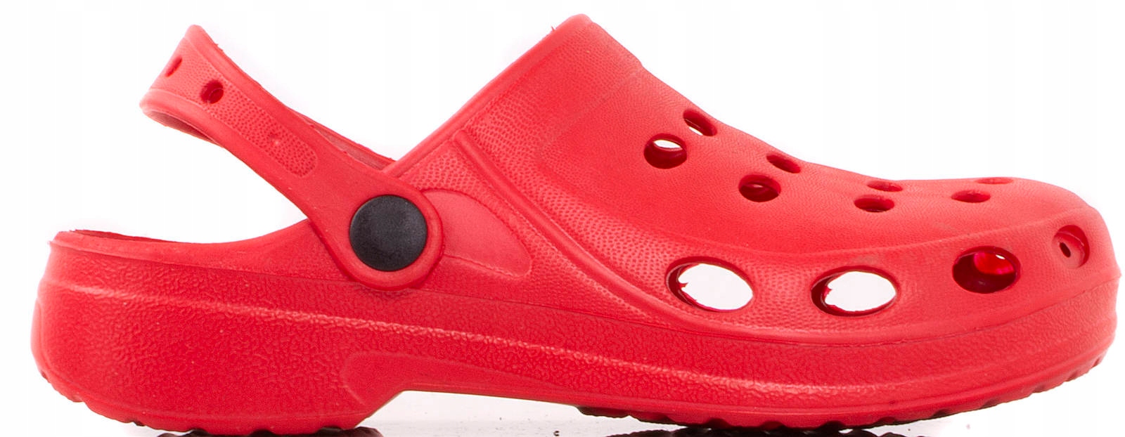 

6197 Czerwone Lekkie Klapki Chodaki Kroksy 37