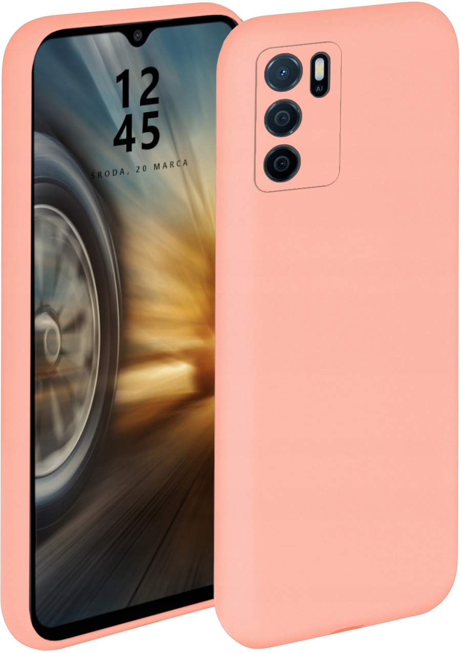 

Etui Liquid Silicone Do Oppo A16 A54S Szkło