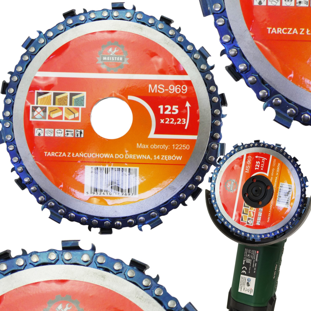 

Tarcza Do Drewna Łańcuchowa Piła 125X22mm 14 zębów