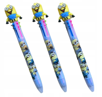 

Minions Długopis 6-cio kolorowy minionki kolorowe