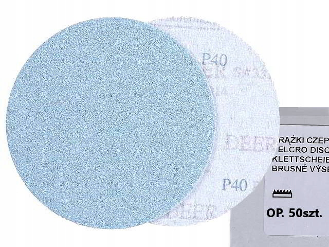 

Krążek Papier Ścierny Na Rzep 125 SA331 P40 50szt