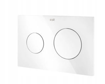 Dvojitý splachovací tlačítko pro Wc Roca PL10 Duplo One