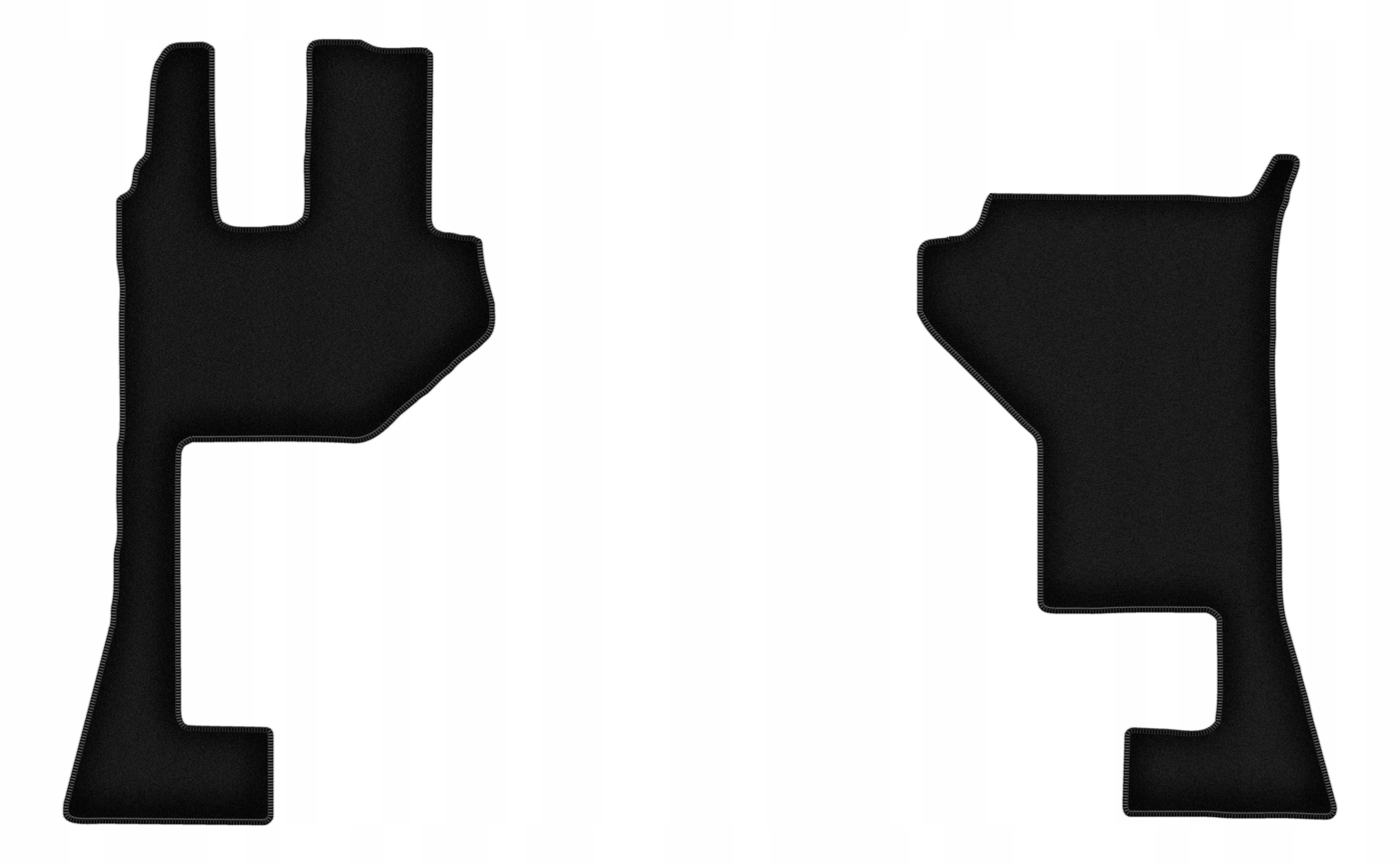 Přední velurové koberce pro: Mercedes Actros MP5 nákladní (2019-)