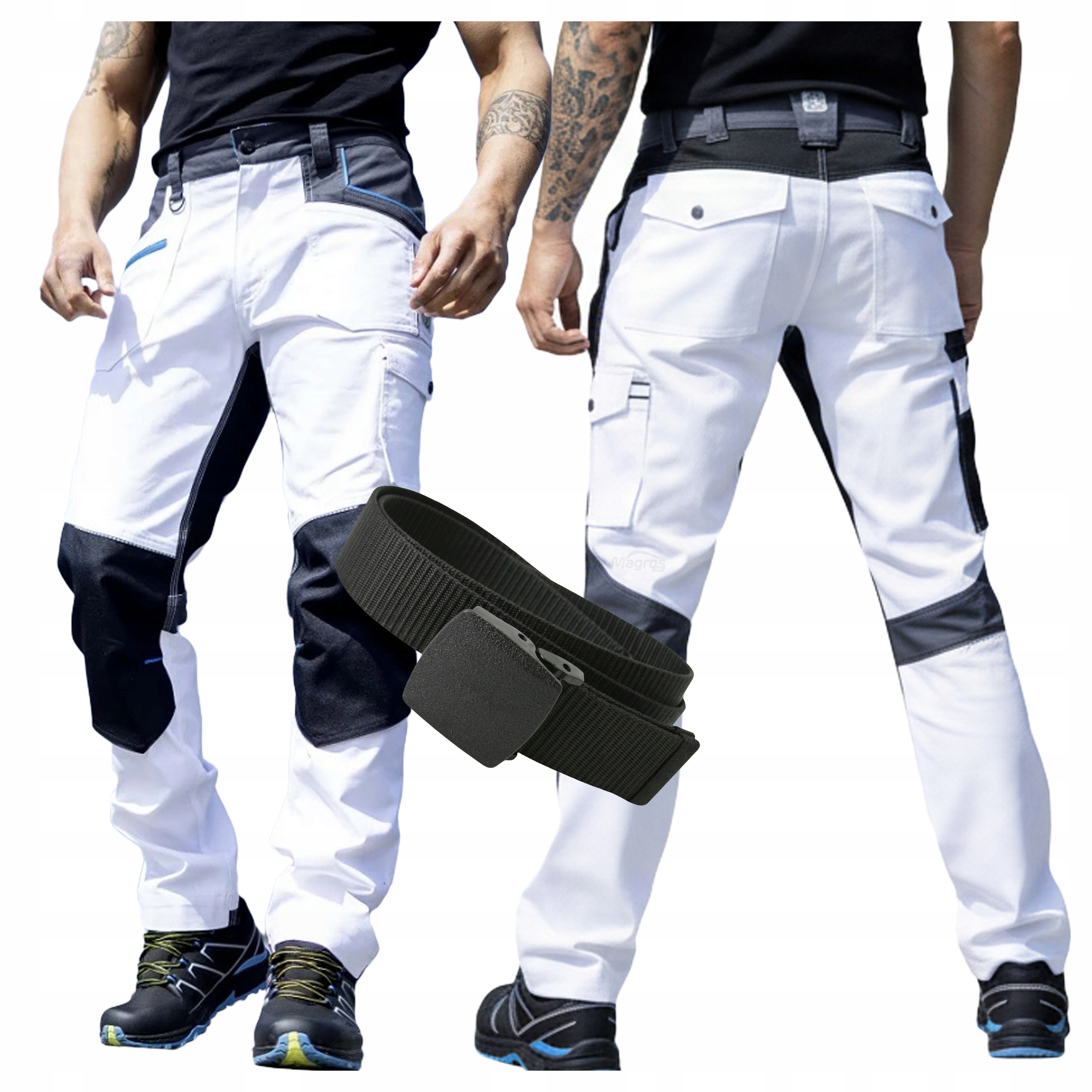 Spodnie Robocze Męskie Malarskie Slim Elastyczne Ardon 4Xstretch H6601 52