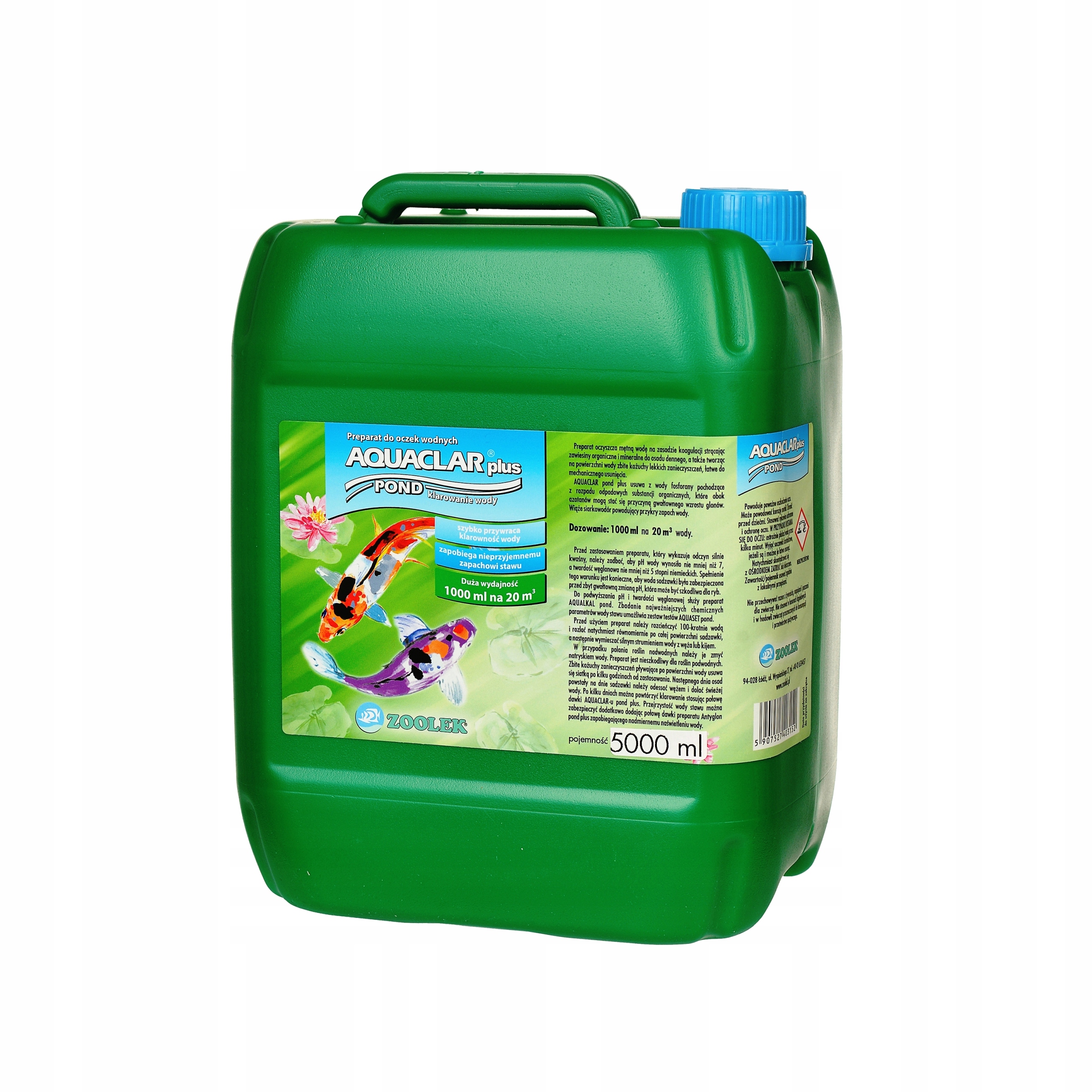 Zoolek Aquaclar Pond Přípravek Na Čistotu Vody V Jezírku 5000 ml