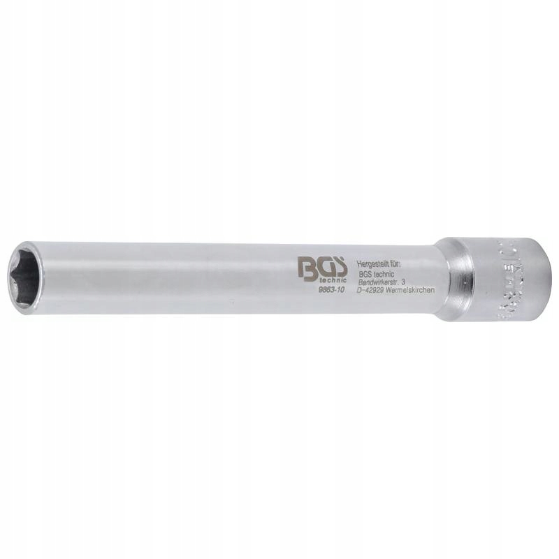 Głęboka nasadka sześciokątna 10 mm; napęd 10 mm (3/8"), Bgs 9863-10