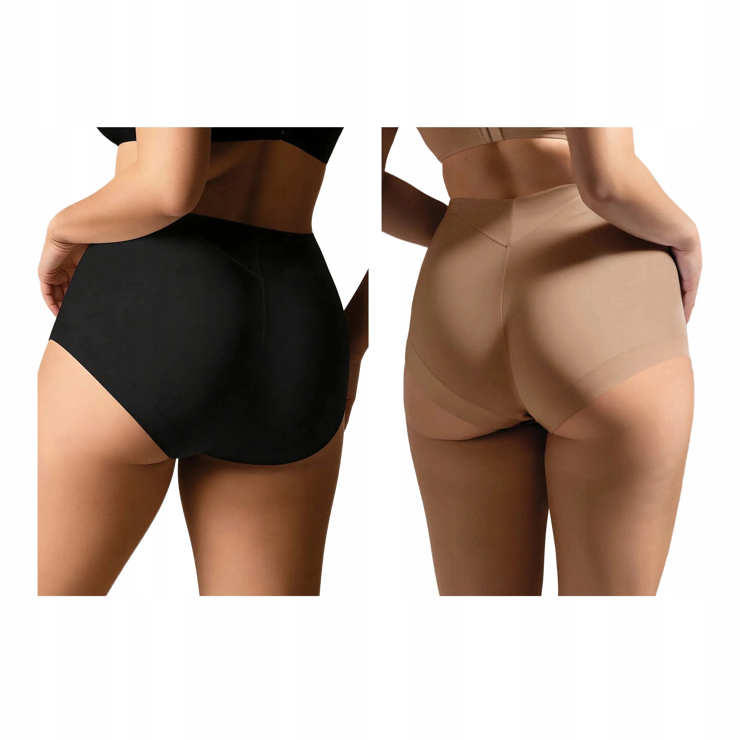 2 ks Kalhotky s vysokým pasem 455L Černá Honey 3XL