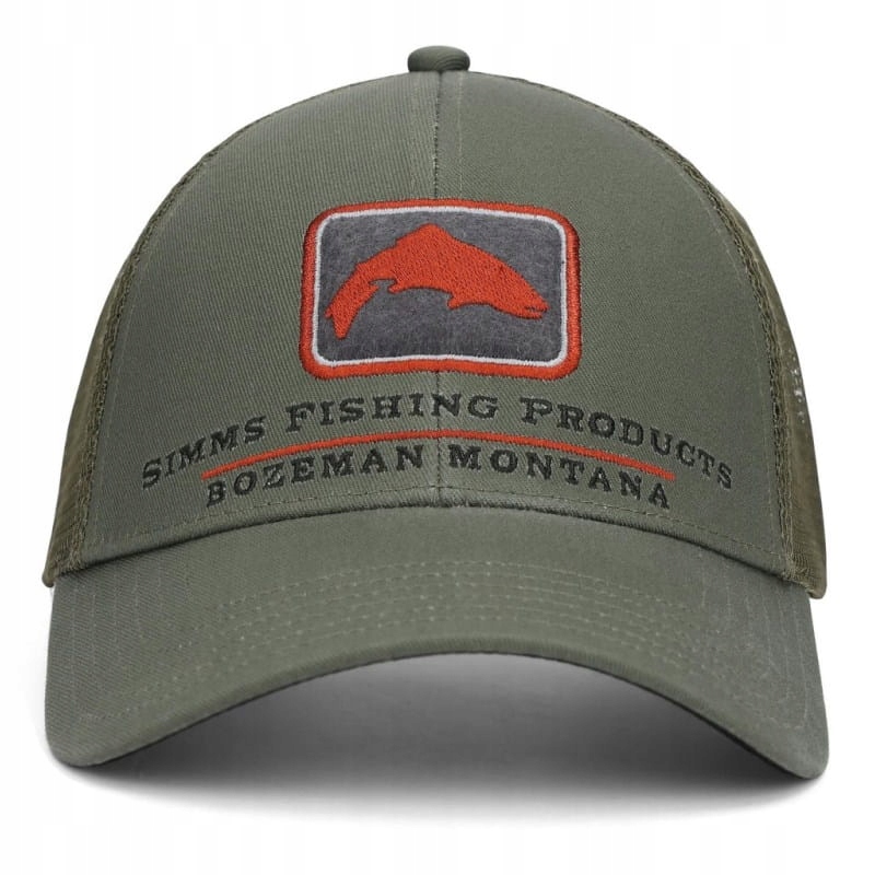 Simms czapka Trout Icon Trucker Smokey Olive
