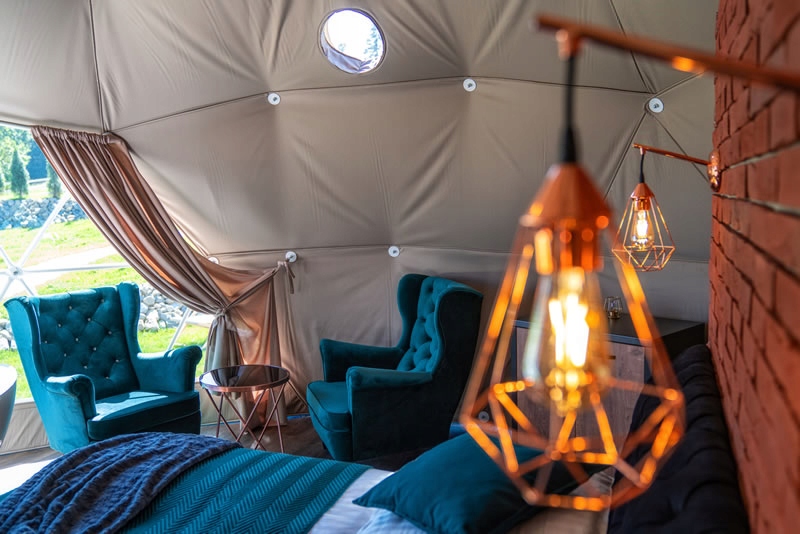 Fotel Uszak Skandynawski. Kolory Głębokość mebla 82 cm