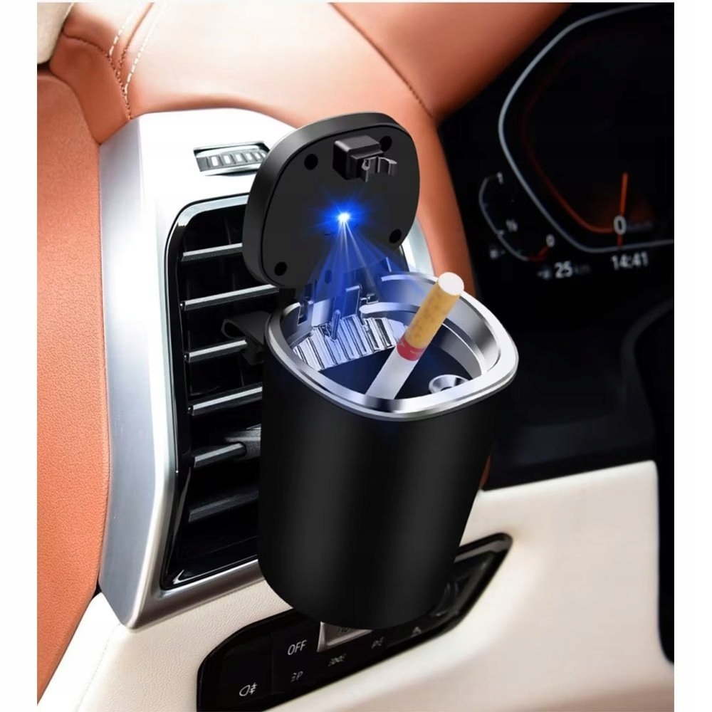 Popielniczka samochodowa z pokrywką i LED EAN (GTIN) 7330392238938