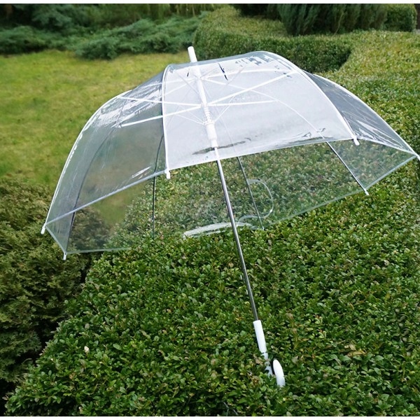 PRZEZROCZYSTY PARASOL ŚLUBNY - Ślub Komunia Chrzest Transparentna Parasolka EAN (GTIN) 5903957232379