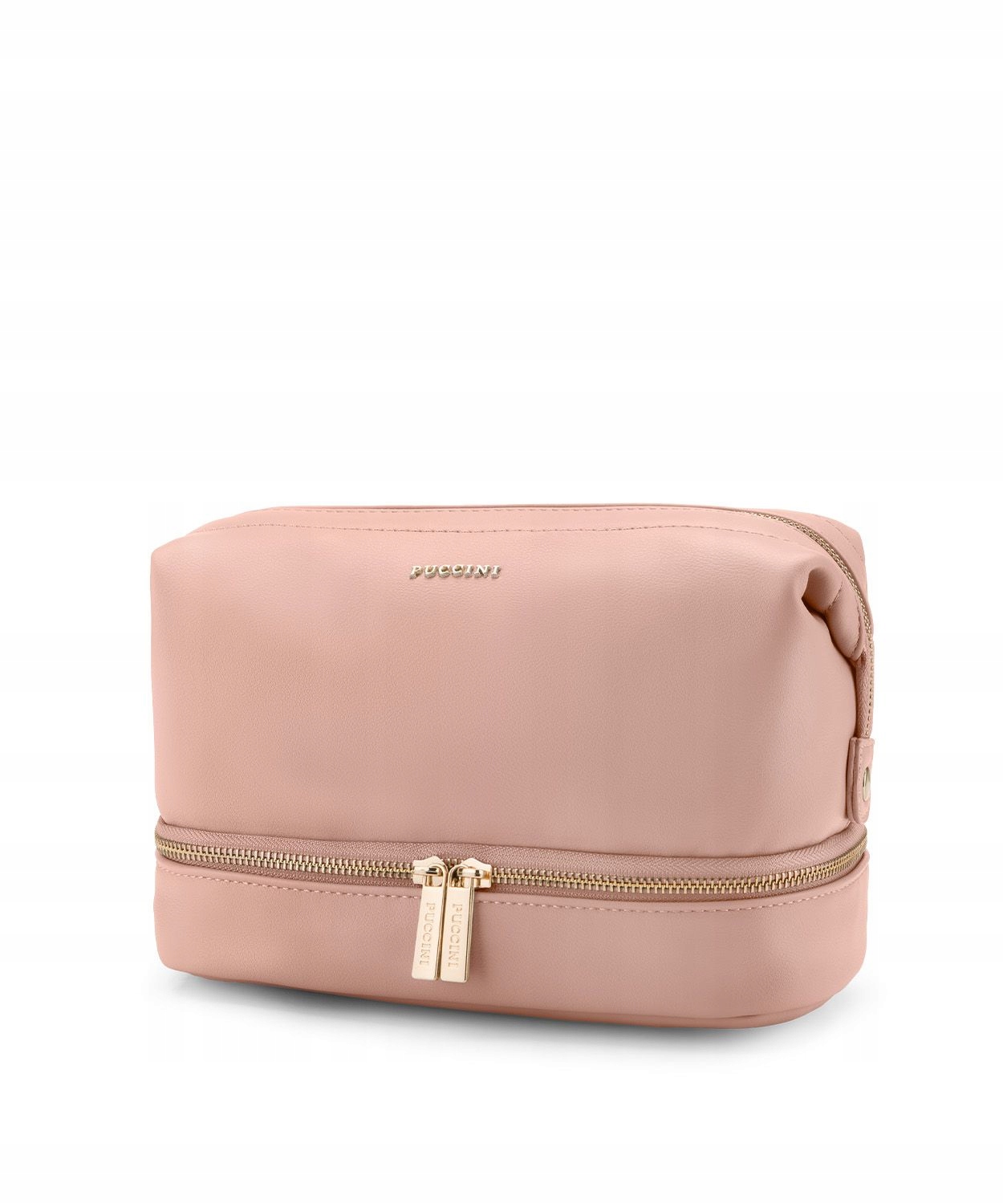 Kosmetyczka Damska Podróżna Duża Zamek Puccini Różowa QML007-3C