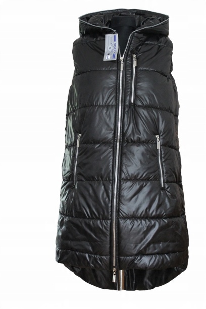 

Kamizelka długa damska, Nowość, bezrękawnik, 4XL