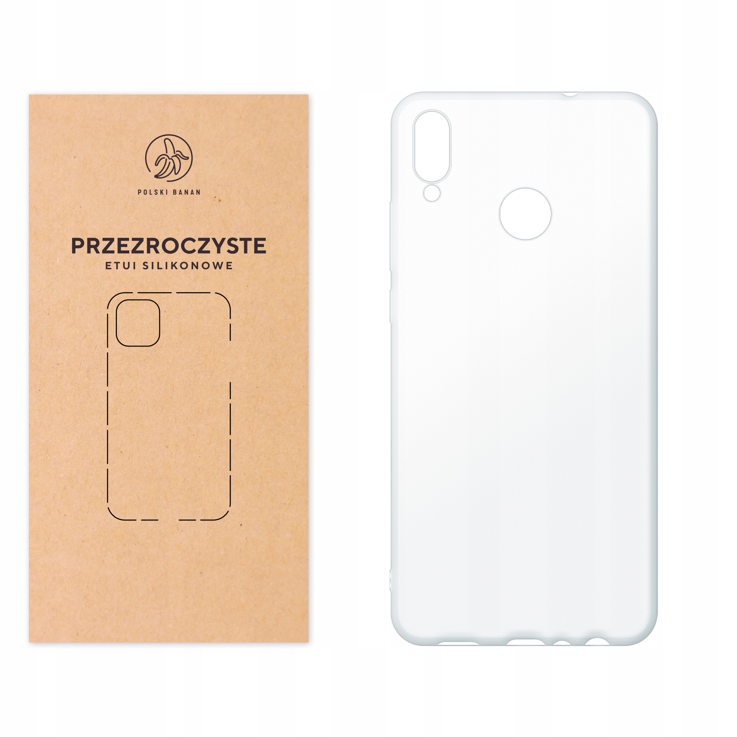 

Etui silikonowe Polski Banan do Huawei Honor 8X