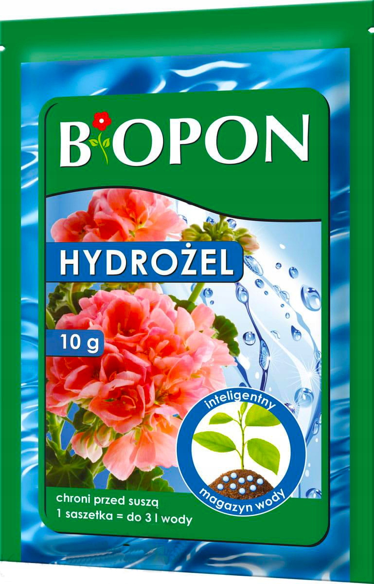 

Biopon Hydrożel 10g Chroni rośliny przed suszą