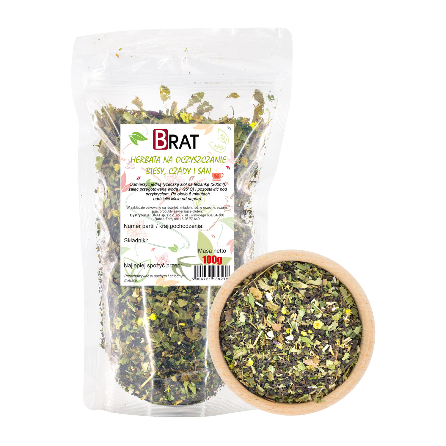 Levně Brat Čaj na očištění Biesy, Čady a San 100 g