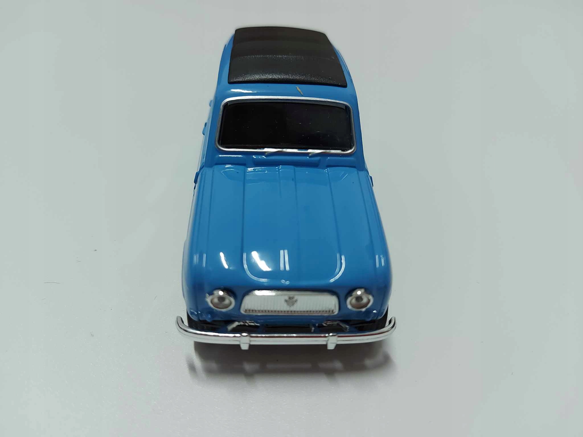 WELLY RENAULT 4 Niebieski 1:34 METALOWY NOWY MODEL Kod producenta 43741