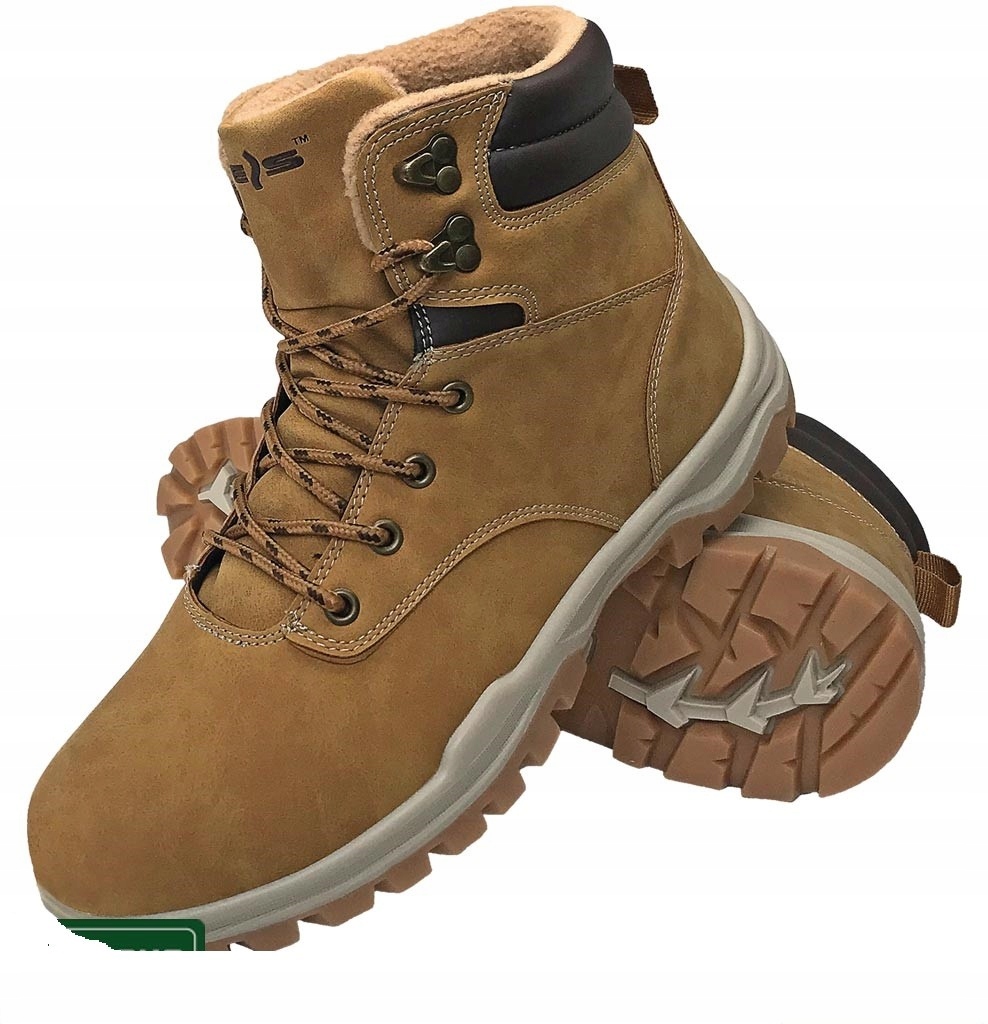 Zimní Boty dámské zateplené trekové boty Boaspen 36 Béžové