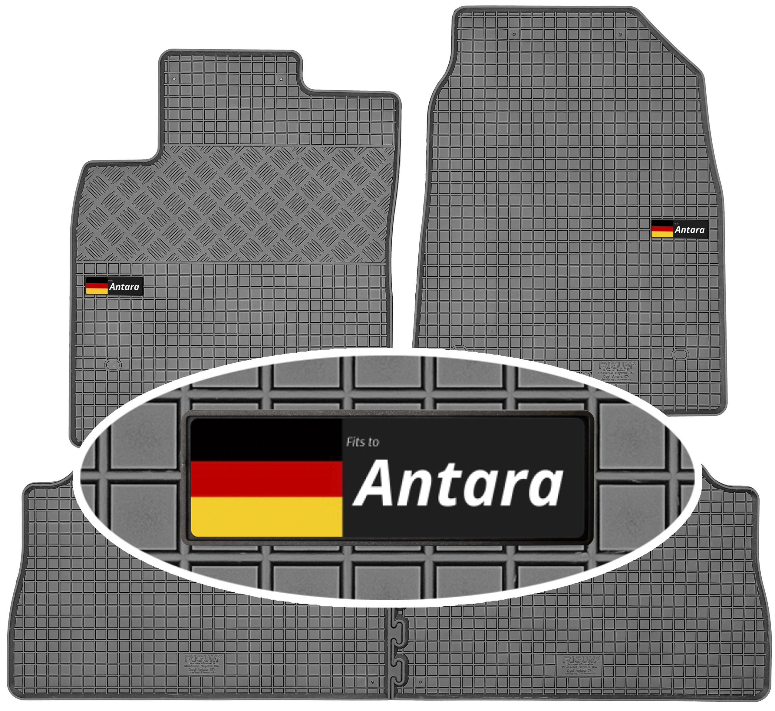 Opel Antara Suv 2007-2015 Koberce do auta Emblemat