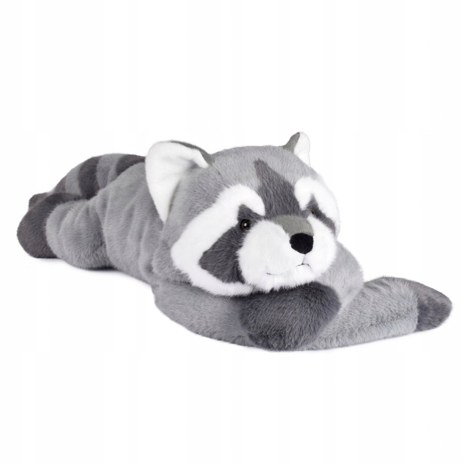 Doudou obciążeniowy pluszowy szop pracz Podcoll, Histoire , 75 cm, szary