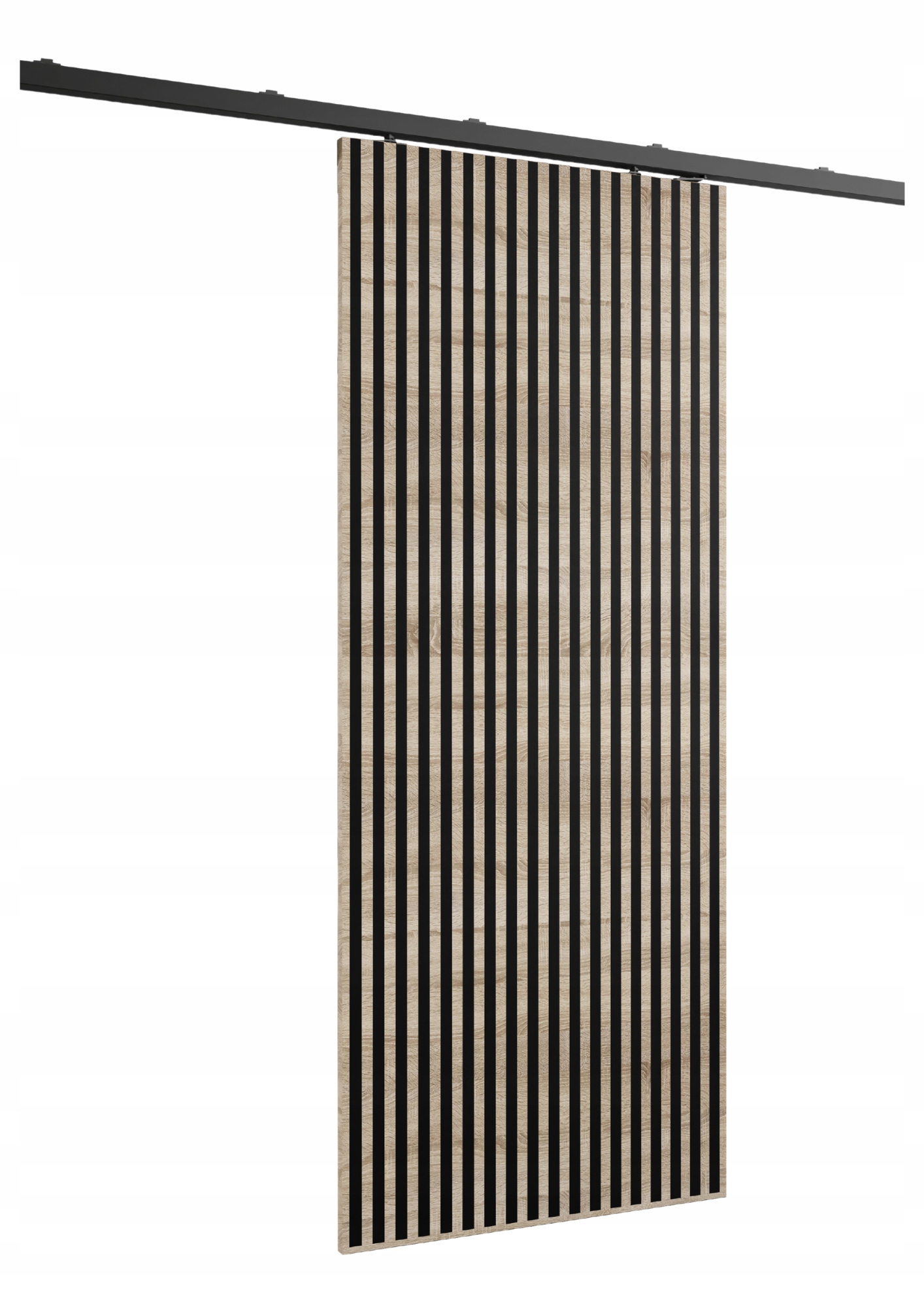 Posuvné nástěnné dveře HS-45 Bello 60 dub sonoma lamely