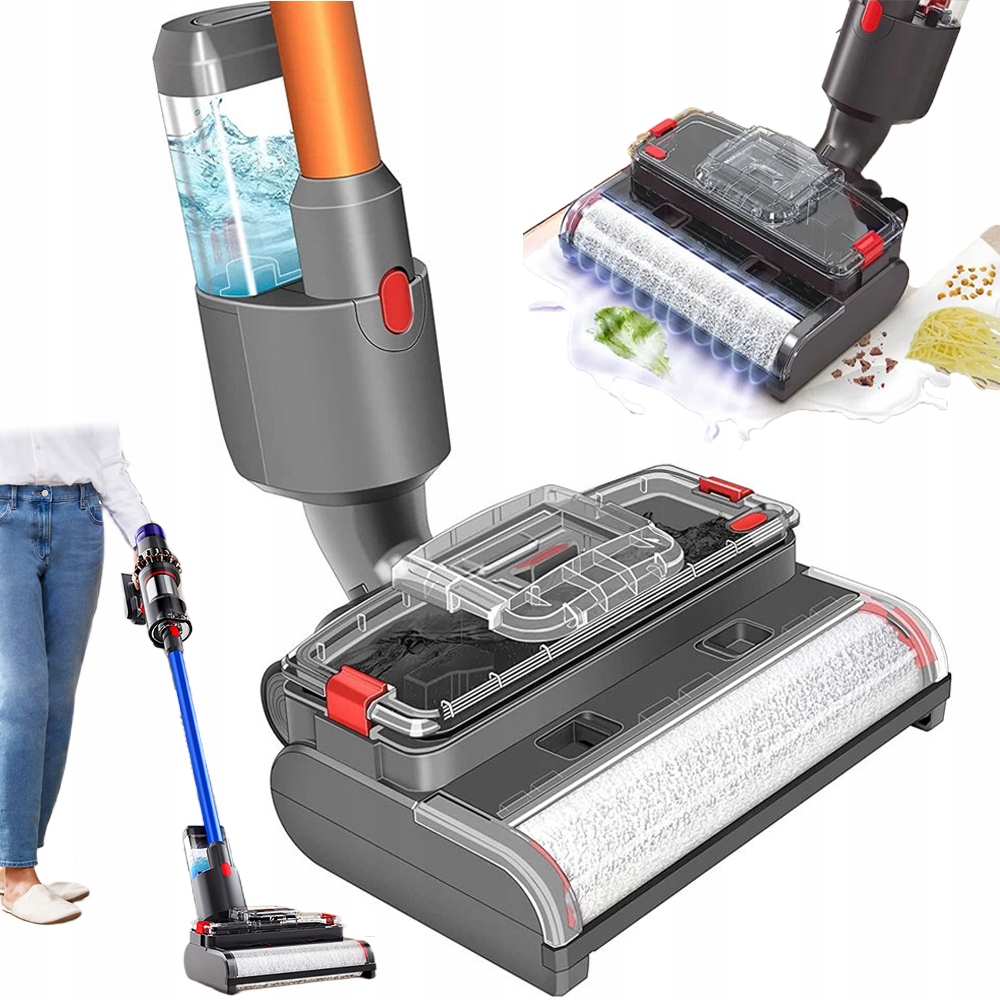 Mopovací Kartáč Turbo Mop Pro Vysavač Dyson V7 V8 V10 V11 V15 Sada