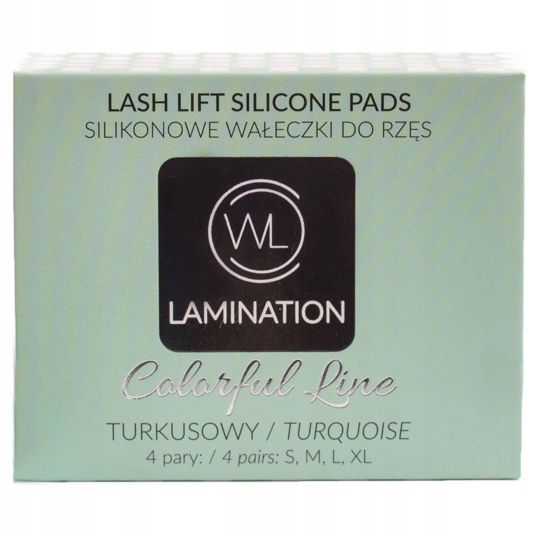 Wonder Lashes válečky na laminování řas 4 páry tyrkysové