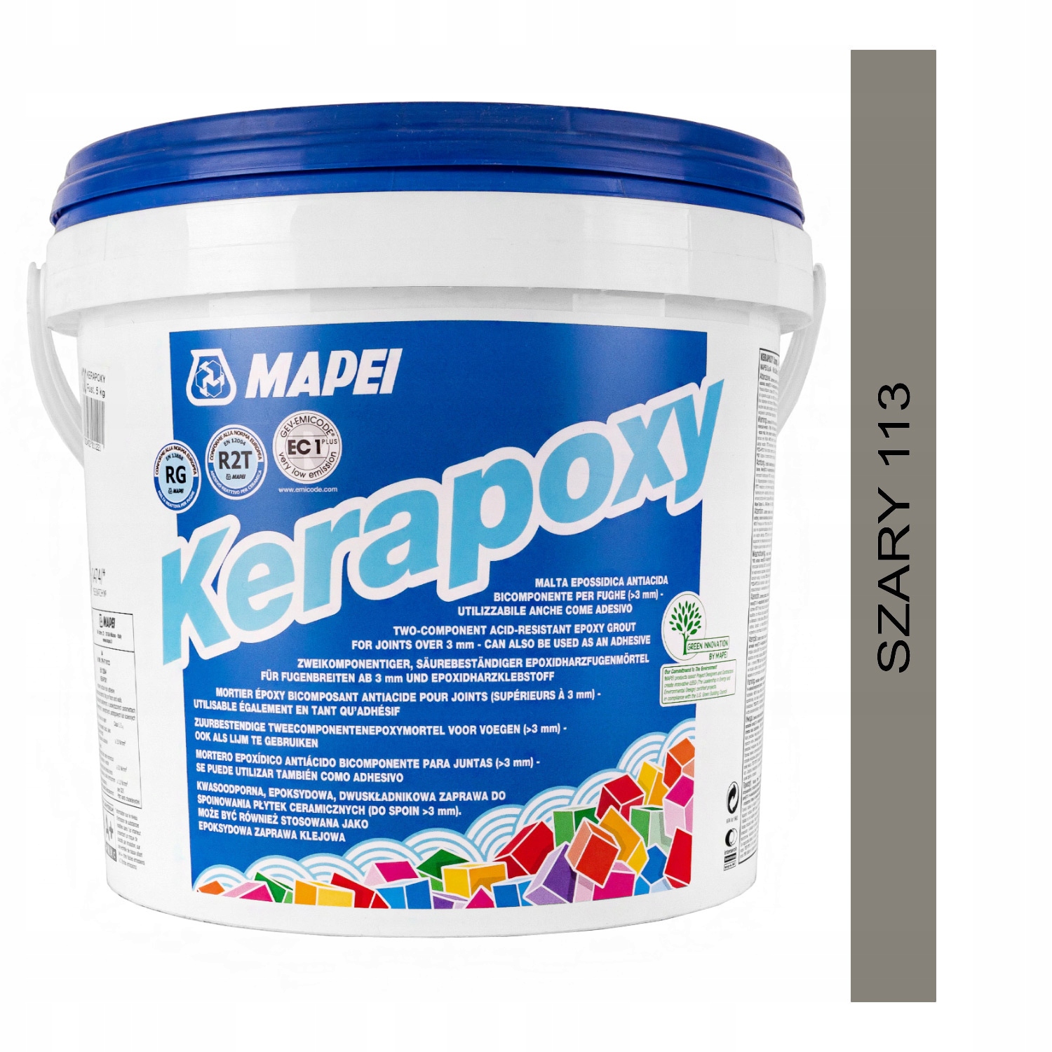 

Fuga epoksydowa Mapei Kerapoxy 5 kg szary (113)