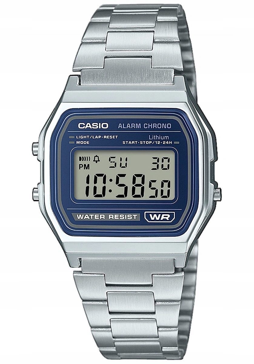 Pánské Hodinky Casio A158WEA-2EF Retro Unisex Alarm
