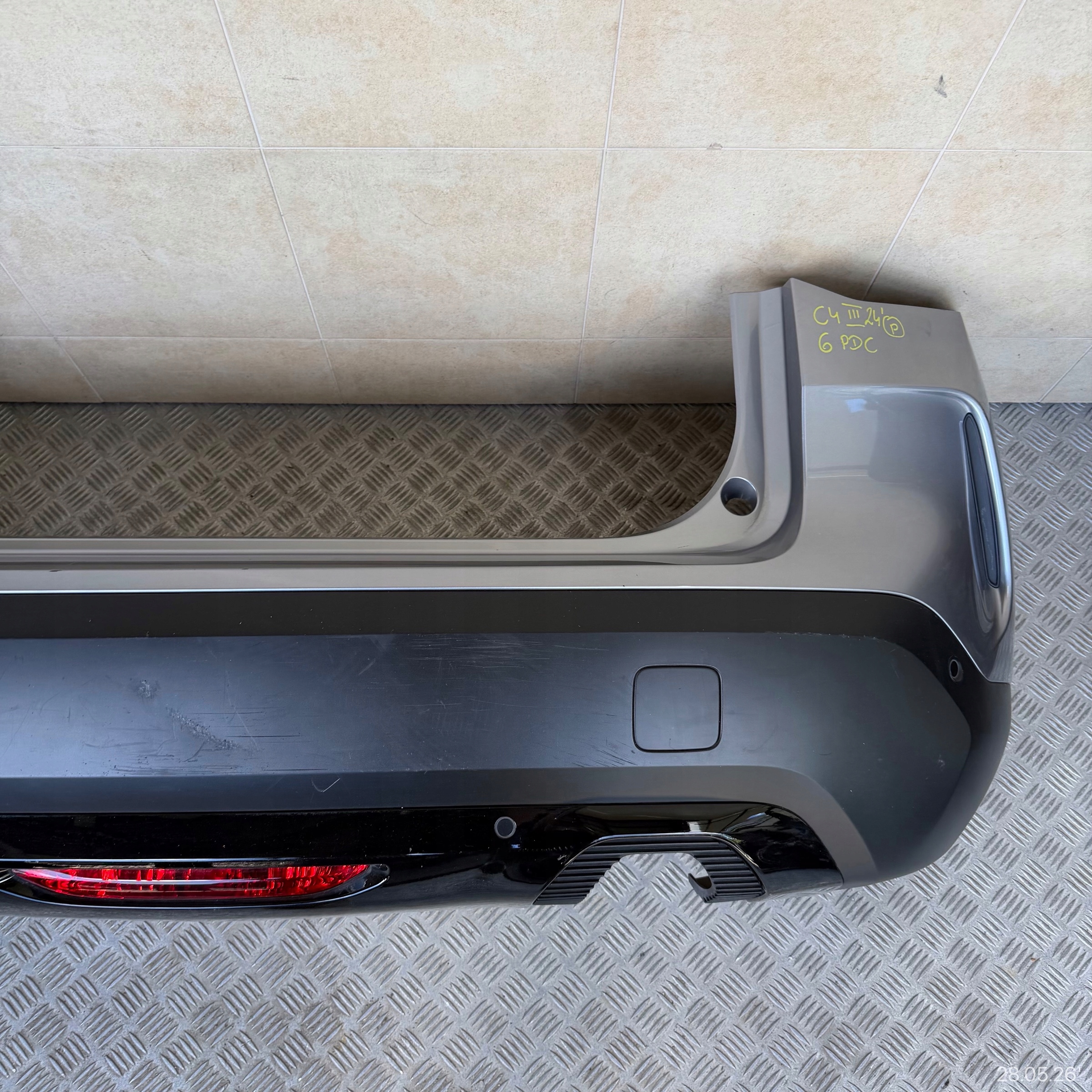 bumper rear complete CITROEN C4 III 2024 ROK 6 PDC