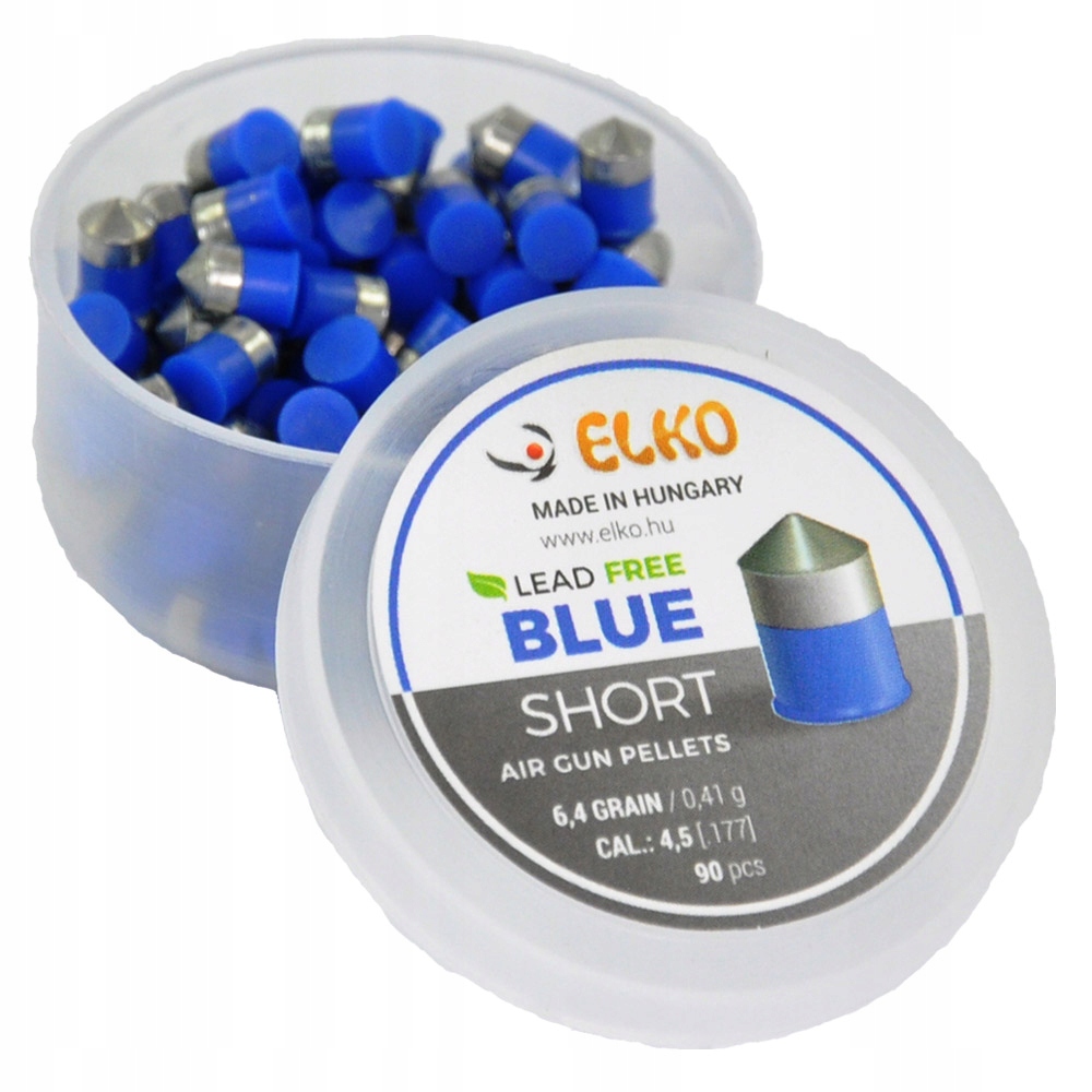 

Śrut bezołowiowy Niebieski Blue Short 4,5 mm / 90