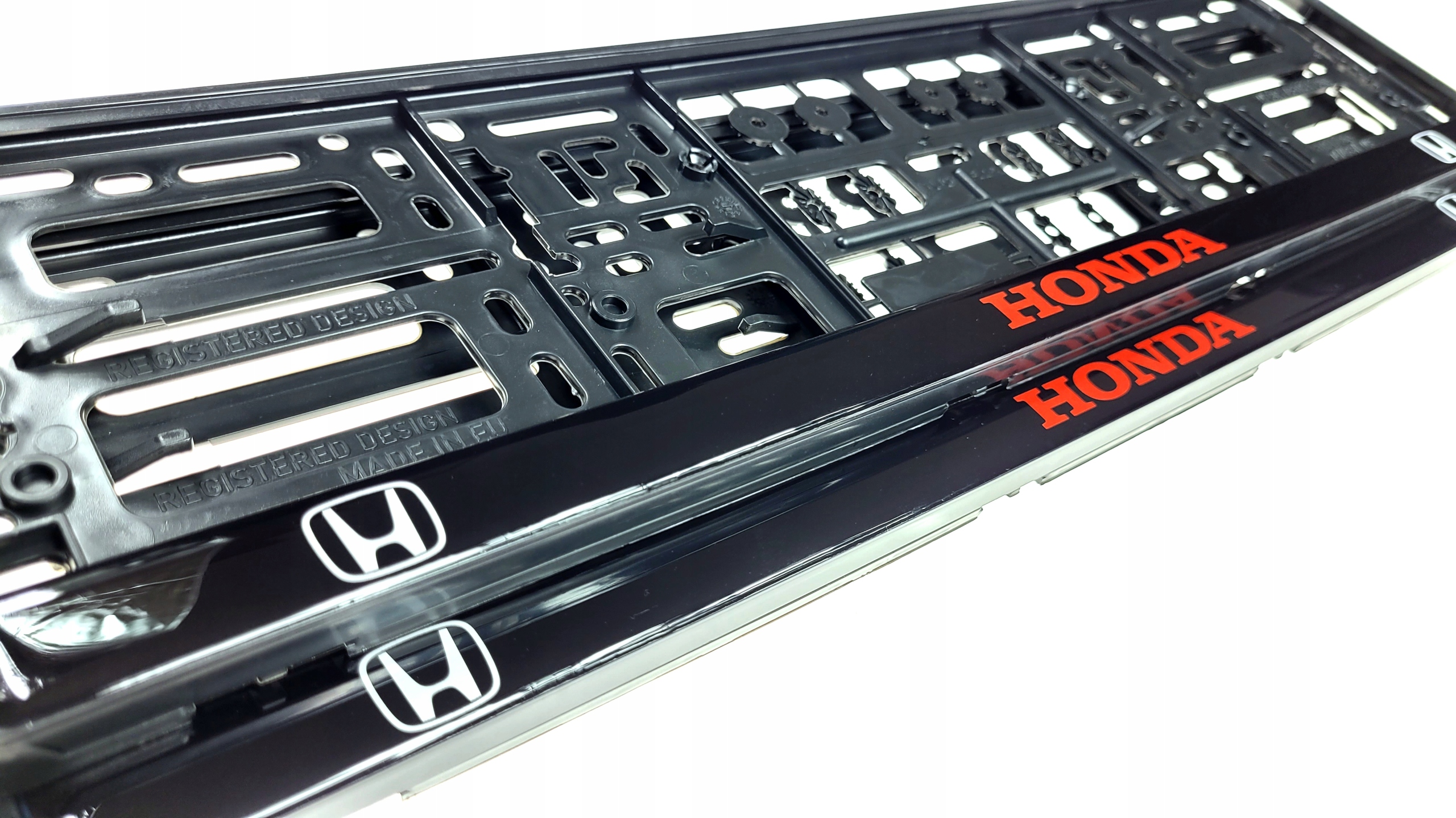 Ramki do tablicy rejestracyjnej Honda Żelowe 2 sztuki