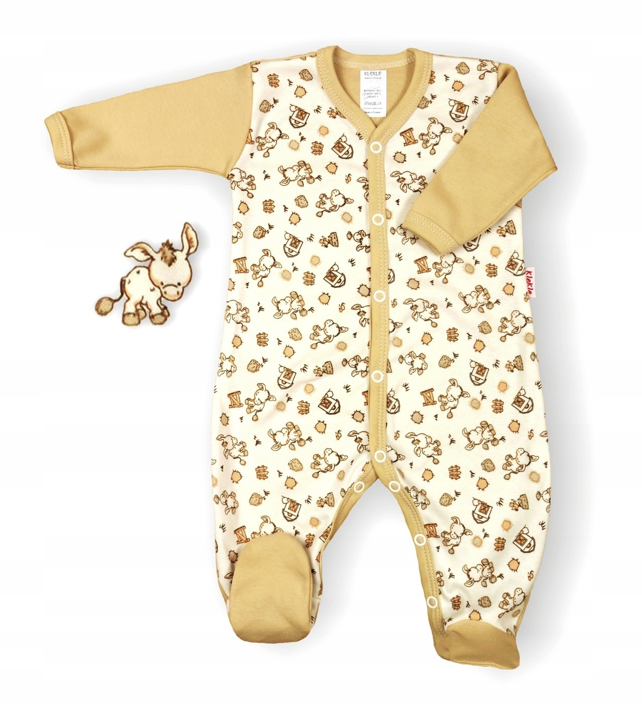 PAJAC pajacyk rozpinany DUŻO WZORÓW r 68 KLEKLE Marka KLEKLE