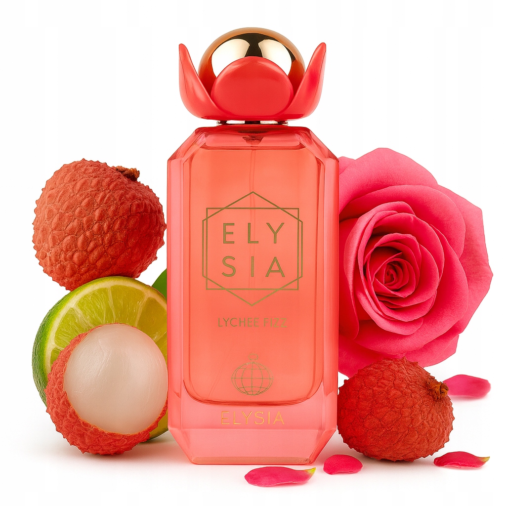 Oryginalne Perfumy Arabskie Fragrance World Elysia Lychee Fizz 100ml+GRATIS