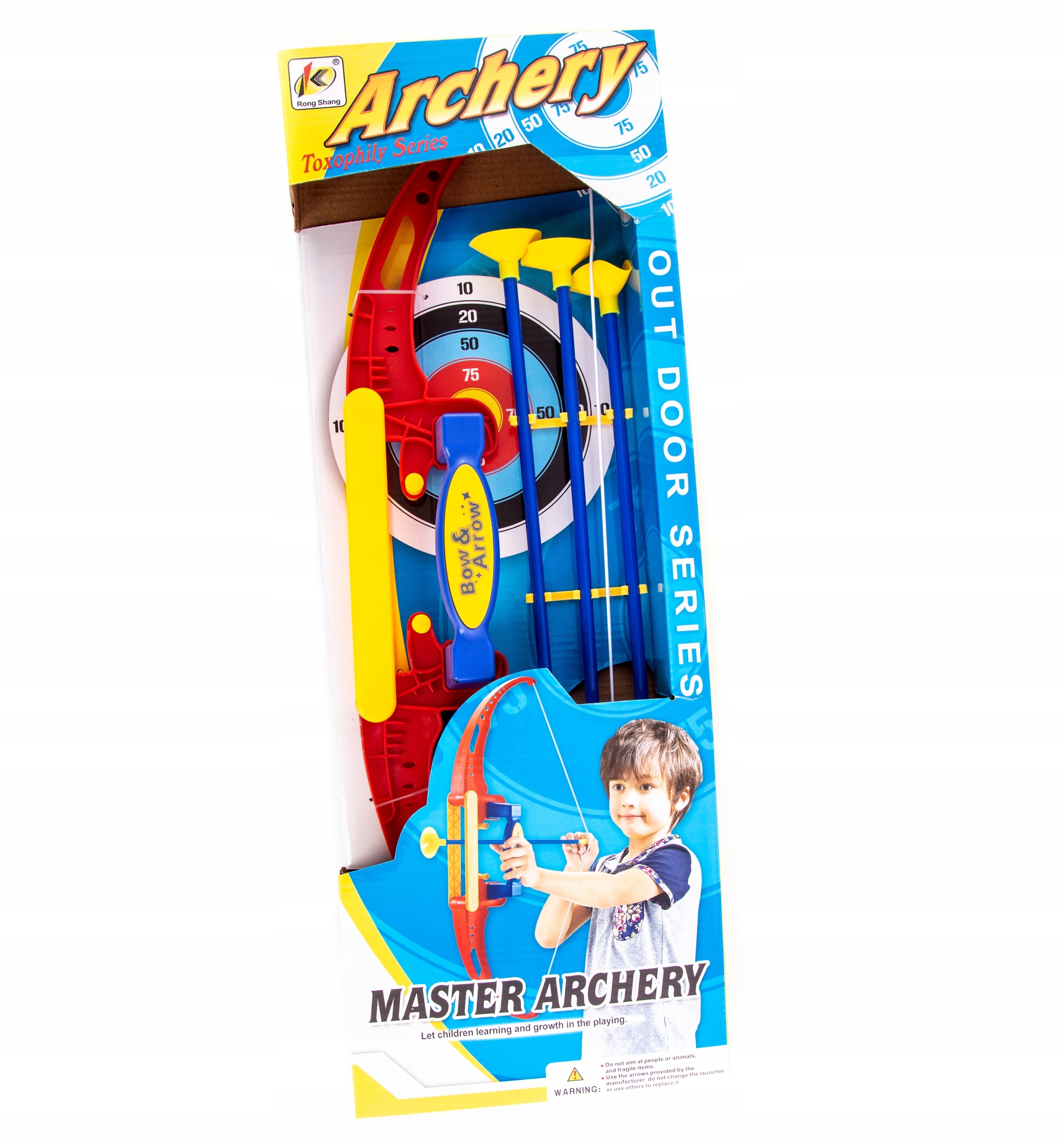 DUŻY ŁUK DLA DZIECI BEZPIECZNY ZESTAW 3 STRZAŁY