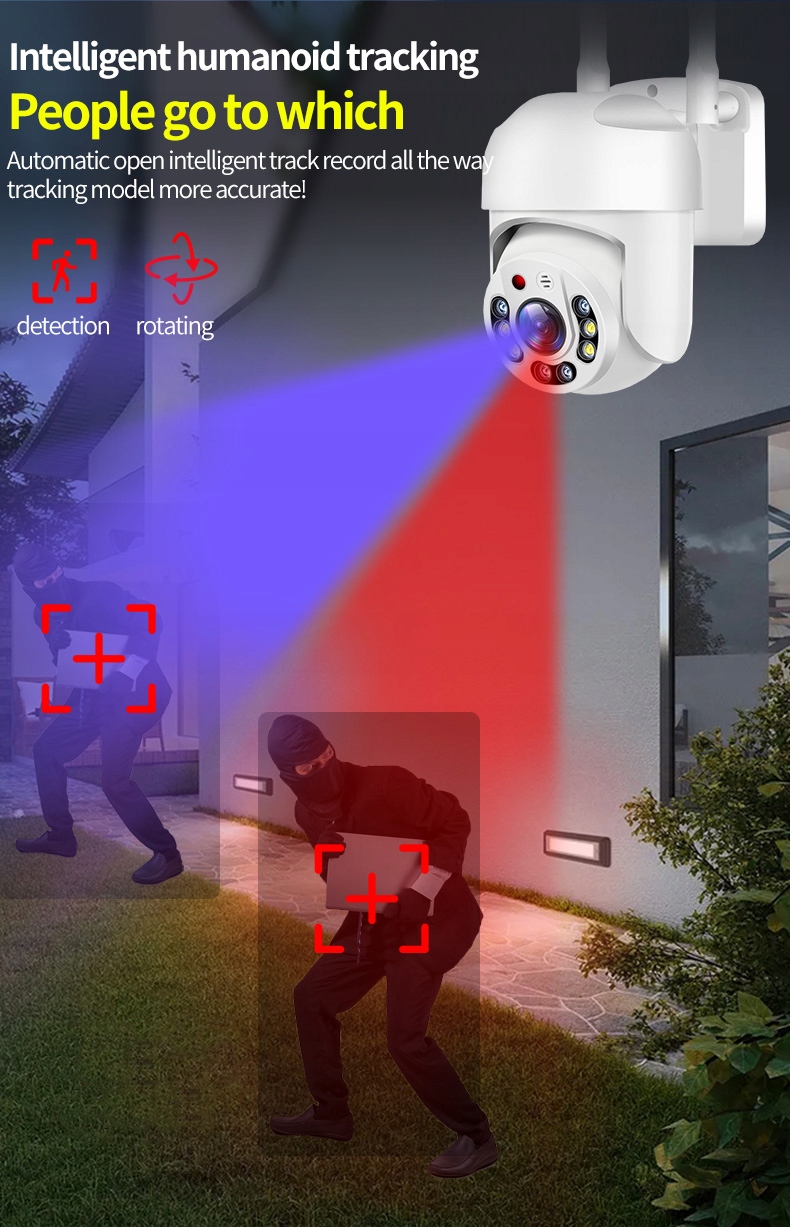 KAMERA OBROTOWA 5G ZEWNĘTRZNA IP WIFI FULL HD TUYA SMART LIVE Marka G-VISION