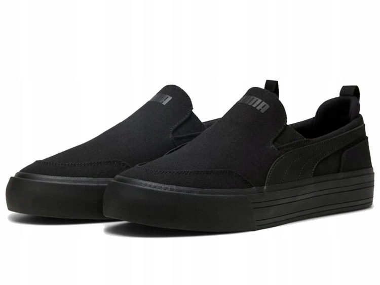 Unisexové boty Puma černé 400216-07, nazouvací, pohodlná, silná gumová podrážka, velikost 36