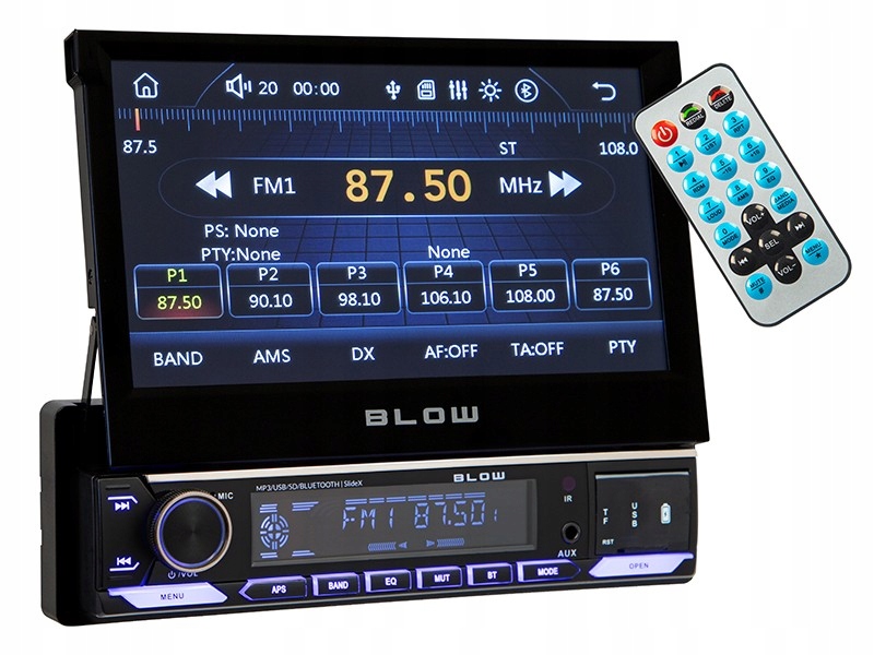 Blow Autorádio SlideX RDS/MP3/ USB/micro SD/Bluetooth