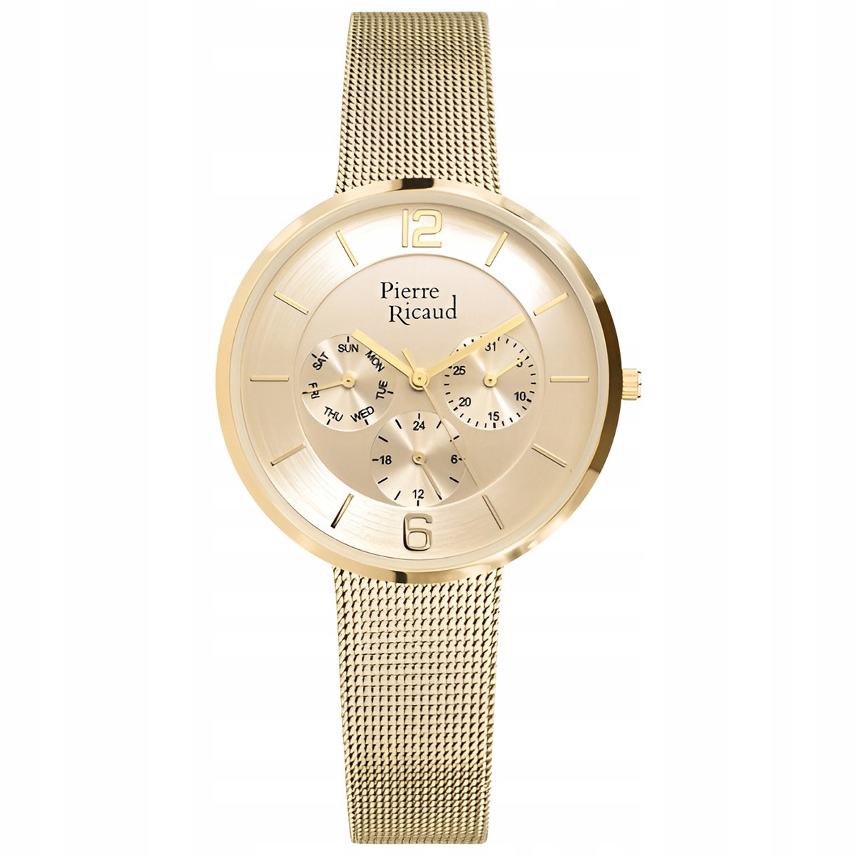 Dámské hodinky Pierre Ricaud P22023.1151QF zlaté