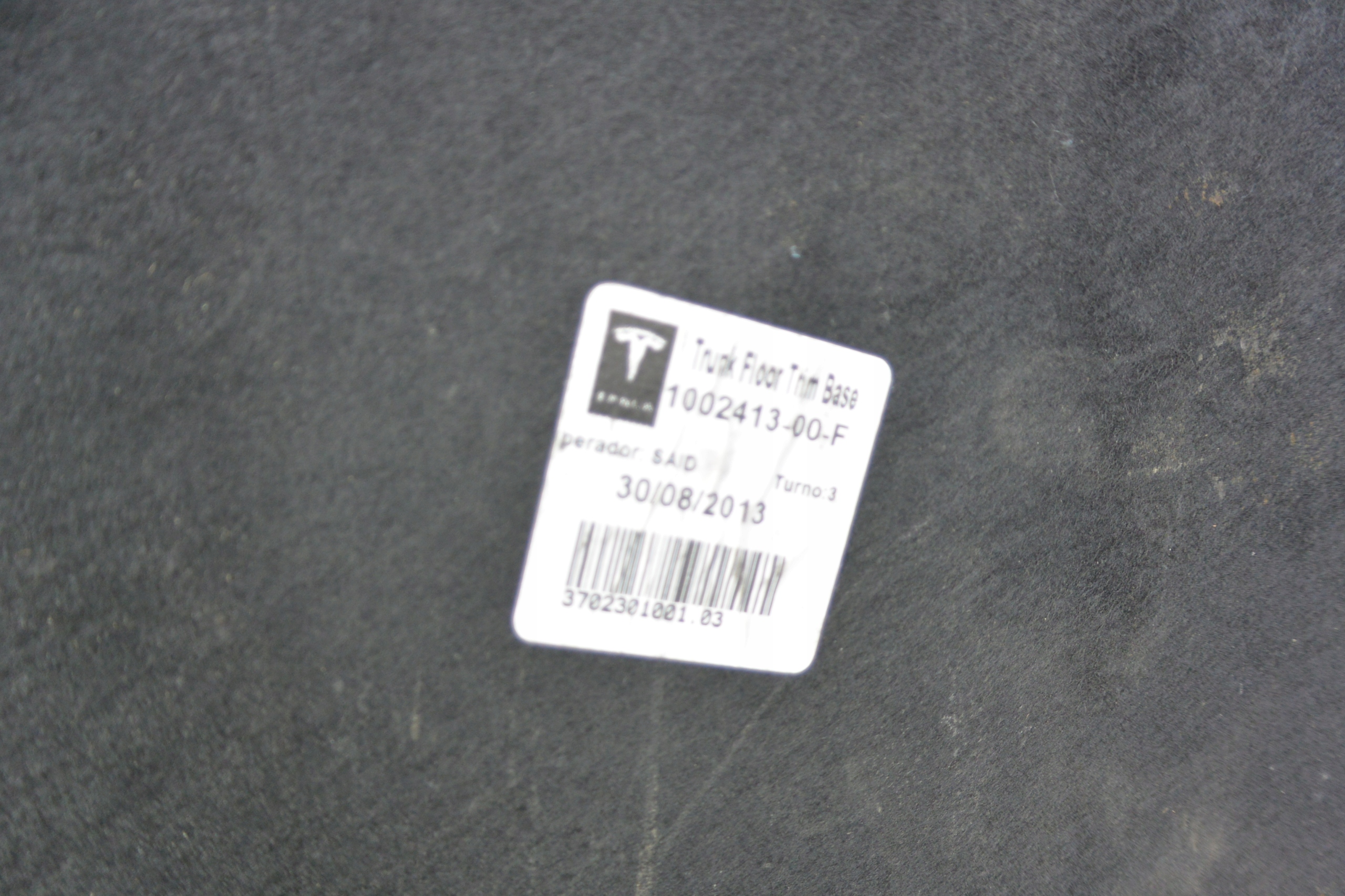 carpet mats floor boot TESLA MODEL S P85