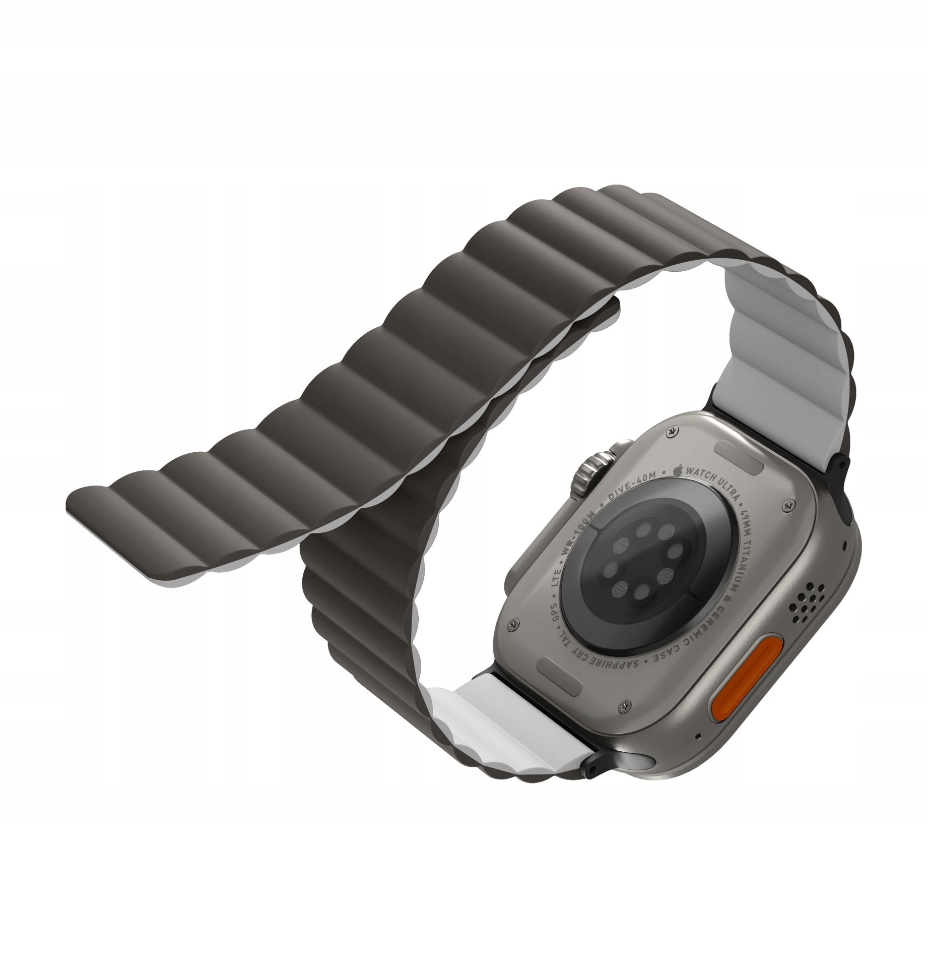 Uniq Revix Reversible Magnetic řemínek pro Apple Watch 49/45/44/42MM šedý