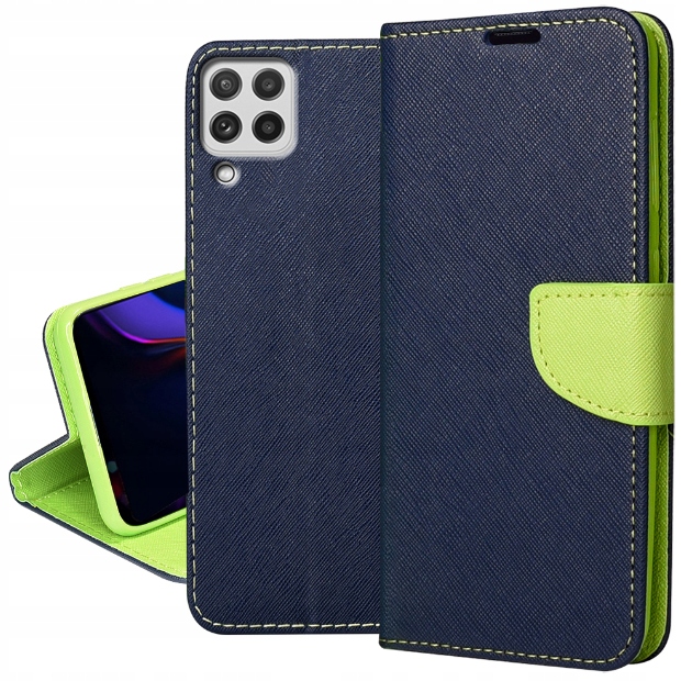 

Etui do Samsung Galaxy A22 4G Portfel Case Szkło