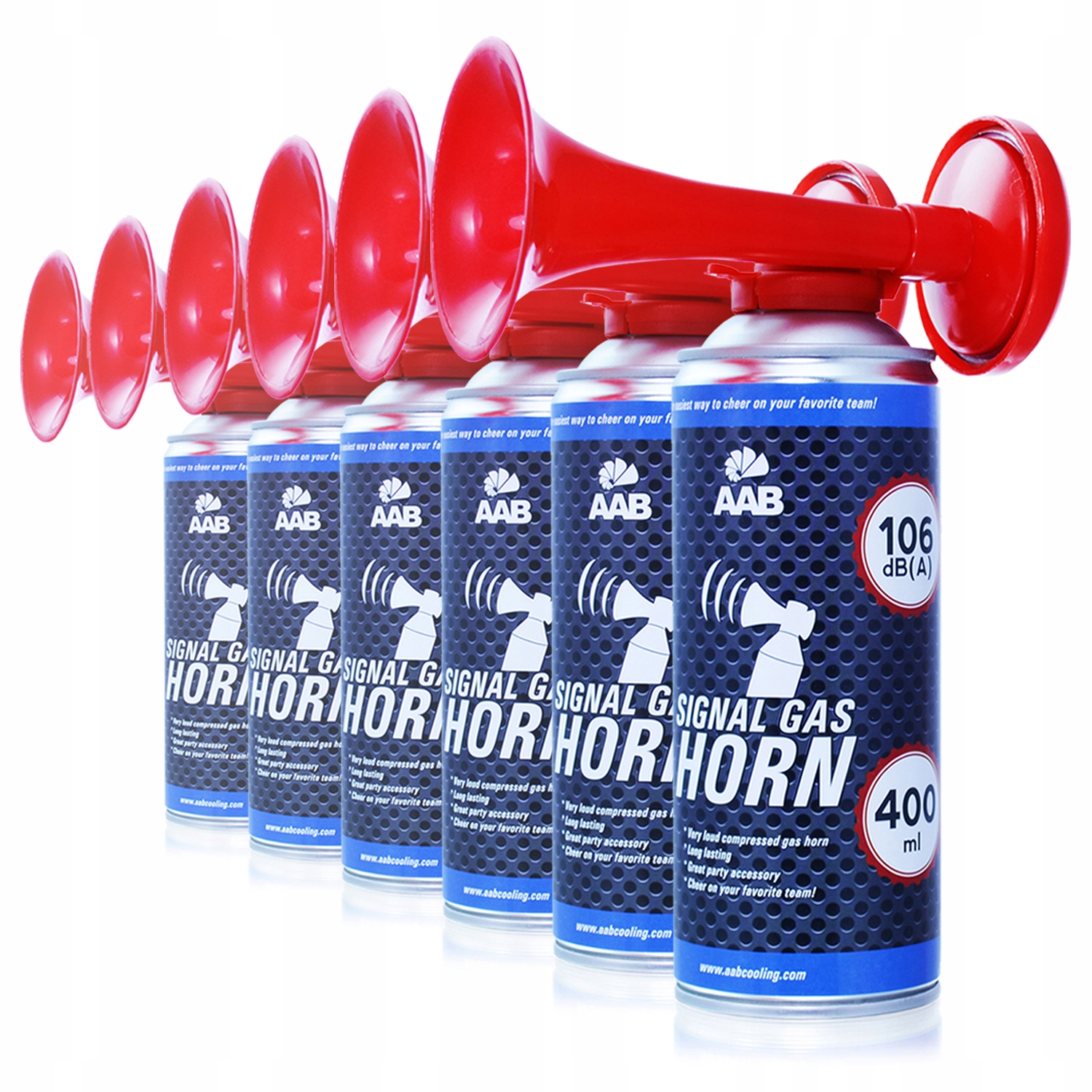 

Aab Trąbka-kibica Na Powietrze Fanfara 400-ml x 6