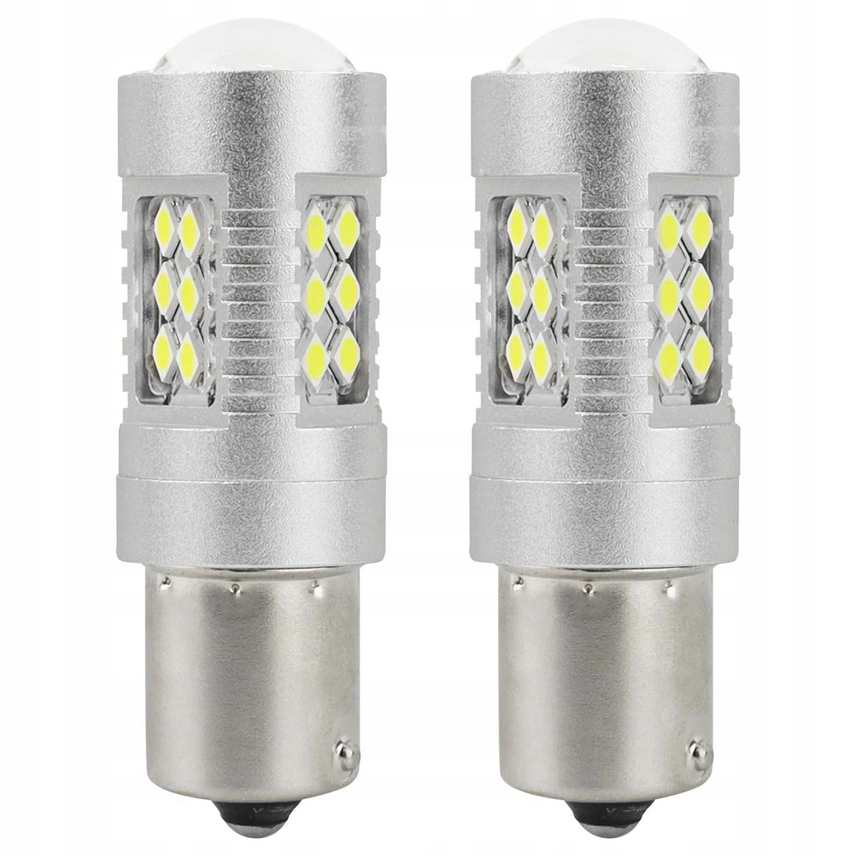 

Żarówki BA15s Led Can-bus 12V 24V Z Soczewką P21W