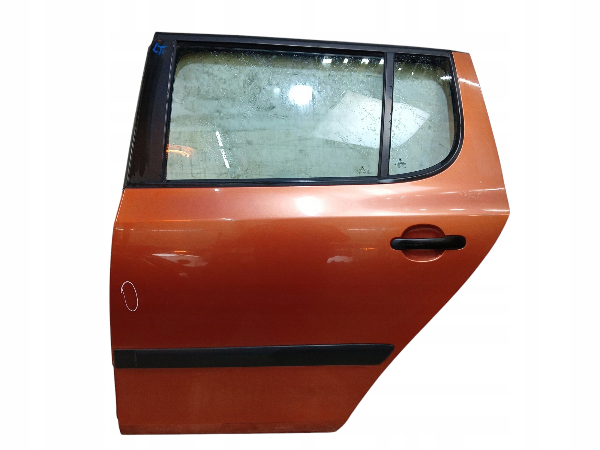Tür links heck SKODA FABIA II HB Farbe LF3H