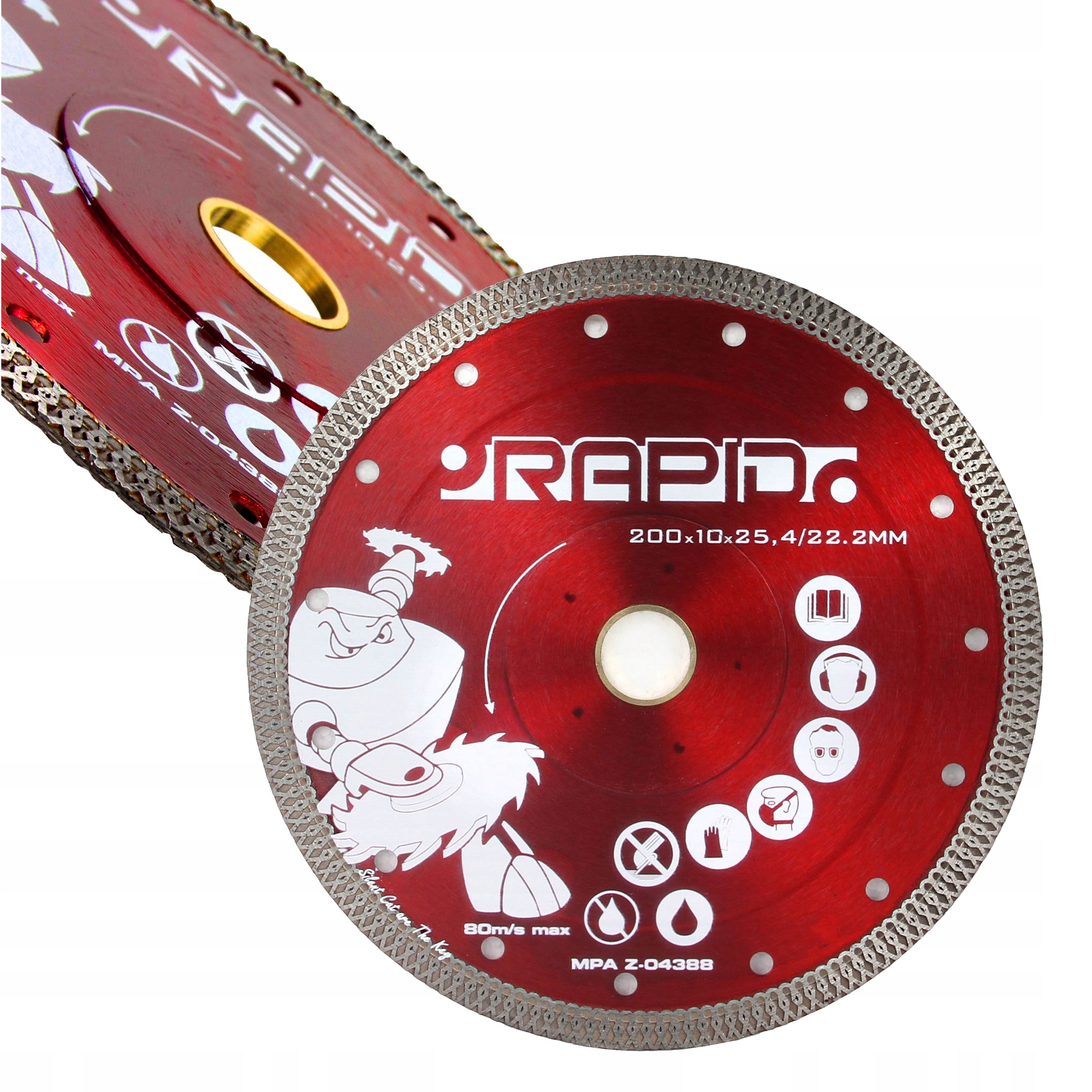 

Tarcza Diamentowa 200 Cięcia Gresu Glazury Kamieni