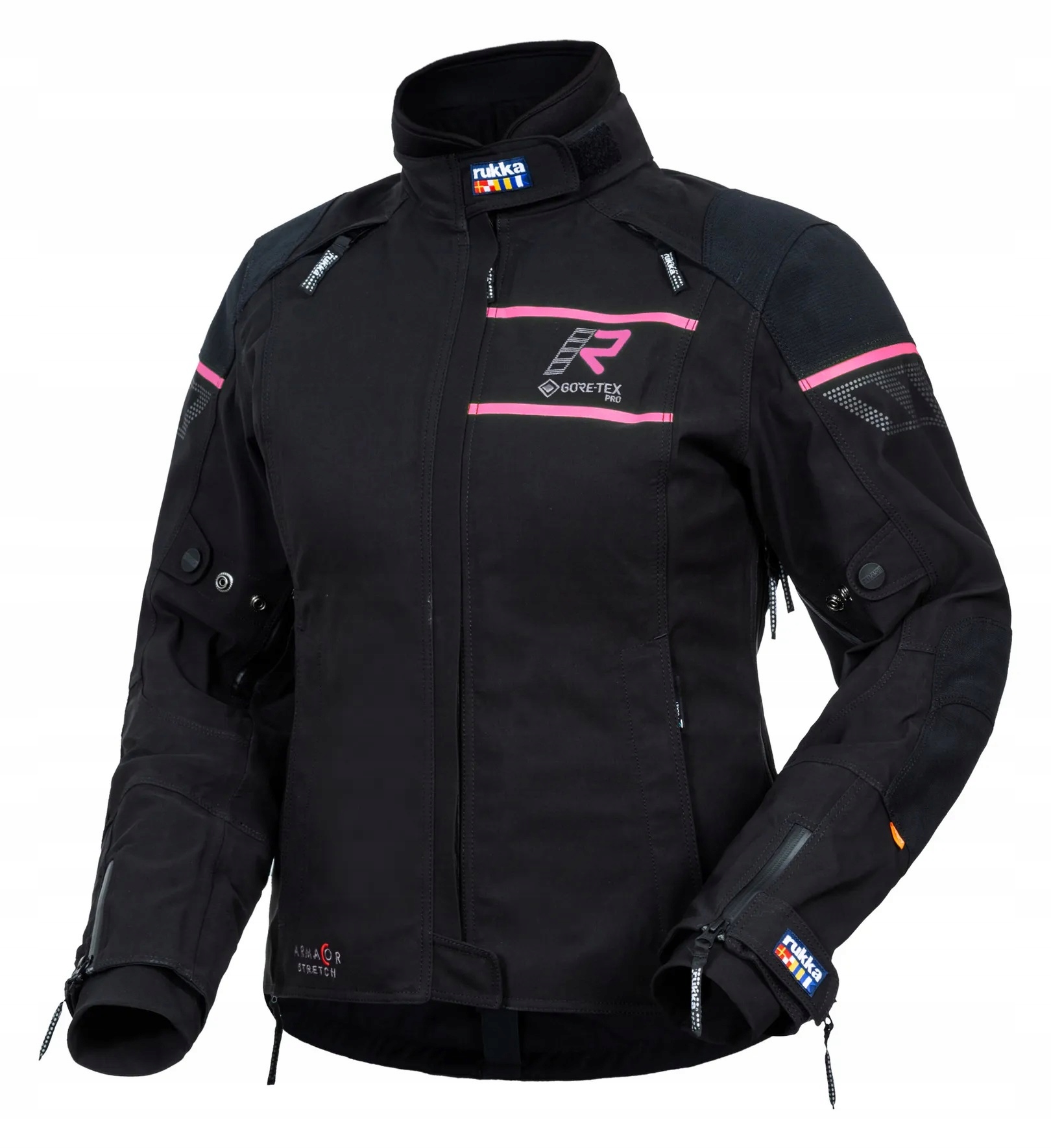 Textilná bunda Rukka RaptoRina Gtx Black/Pink