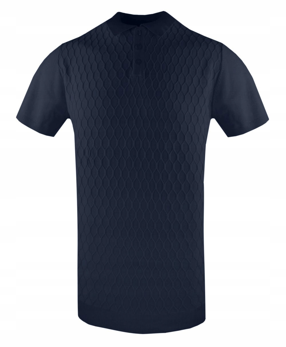 Pletená pánská Polokošile Brave Soul modrá L